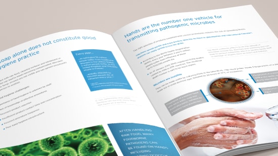 Image of Ecolab's Hand Hygiene Brochure