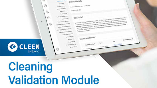 CLEEN Cleaning Validation Sell-Sheet