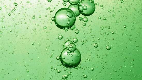 Green Bubbles from Alkaline Cleaner