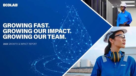 Cover image for Ecolab 2024 Growth & Impact Report